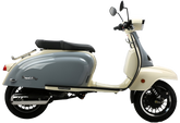 Royal Alloy TG 125cc AC CBS Pewter Grey/Ivory